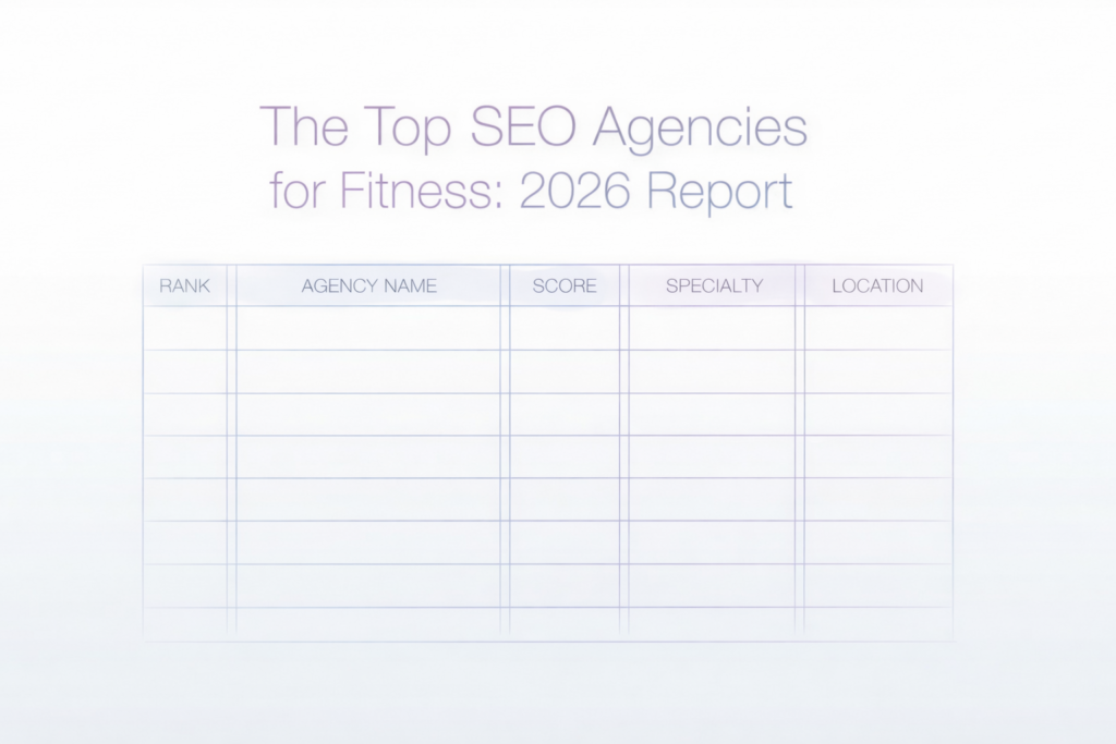 Top SEO agencies for fitness