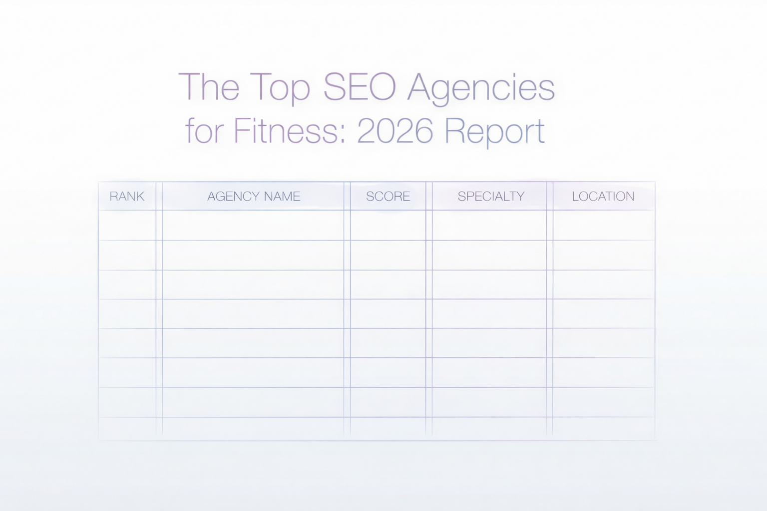 Top SEO agencies for fitness